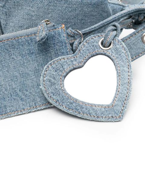 Balenciaga Le Cagole denim shoulder bag - Blue