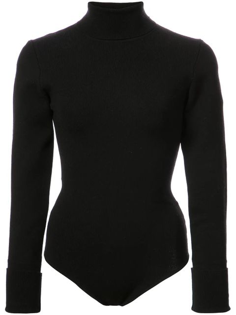 KHAITE Cate knitted bodysuit - Black - zdjęcie produktu nr 1