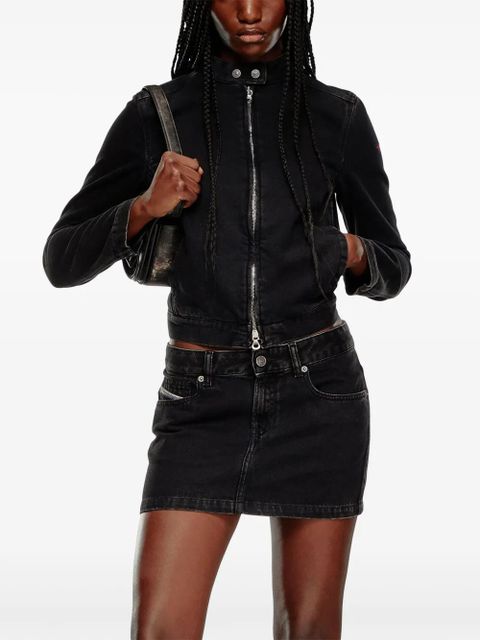 Diesel DE-MORNIN denim jacket - Black - zdjęcie produktu nr 2