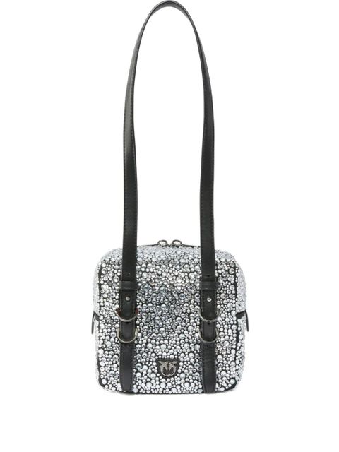 PINKO rhinestone-embellished shoulder bag - Black - zdjęcie produktu nr 1