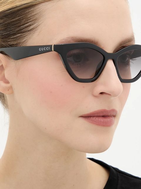Gucci okulary przeciwsłoneczne damskie kolor czarny GG1931S