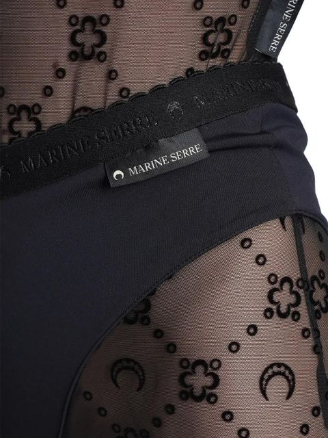 Marine Serre Moon Diamant cycling shorts - Black
