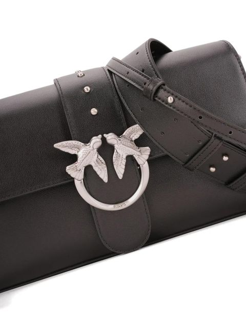 PINKO studded bird-detail leather shoulder bag - Black - zdjęcie produktu nr 2