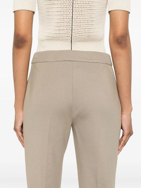 Max Mara Pegno jersey cropped trousers - Neutrals