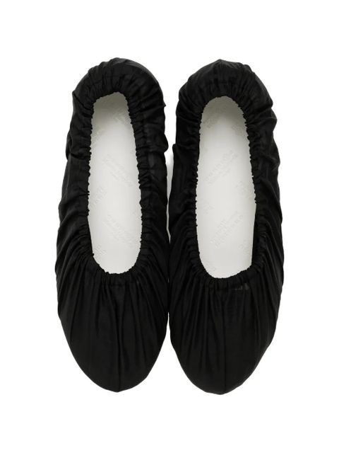 Maison Margiela gathered ballet flats - Black