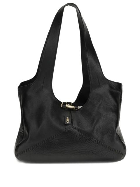 Chloé Balloon east-west shoulder bag - Black - zdjęcie produktu nr 1