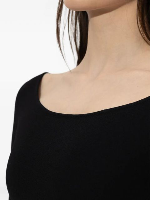 ENTIRE STUDIOS long-sleeve bodysuit - Black - zdjęcie produktu nr 2