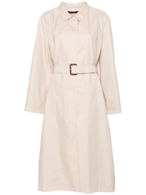 Gucci belted gabardine trench coat - Neutrals