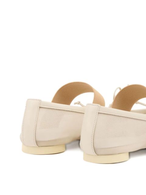 MM6 Maison Margiela mesh ballerina shoes - Neutrals
