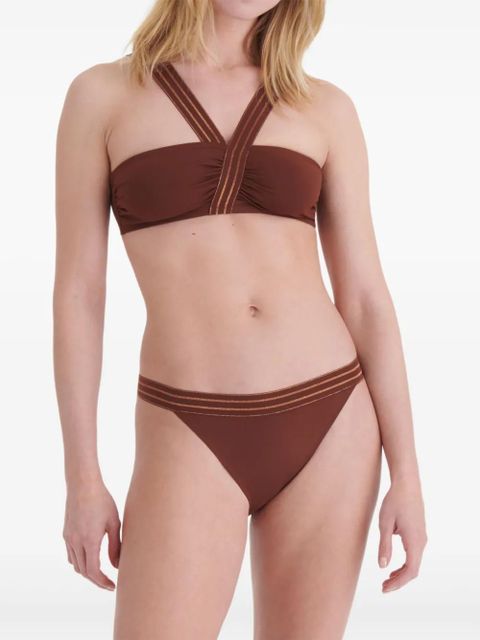 ERES Rayonnant striped bikini bottoms - Brown - zdjęcie produktu nr 2