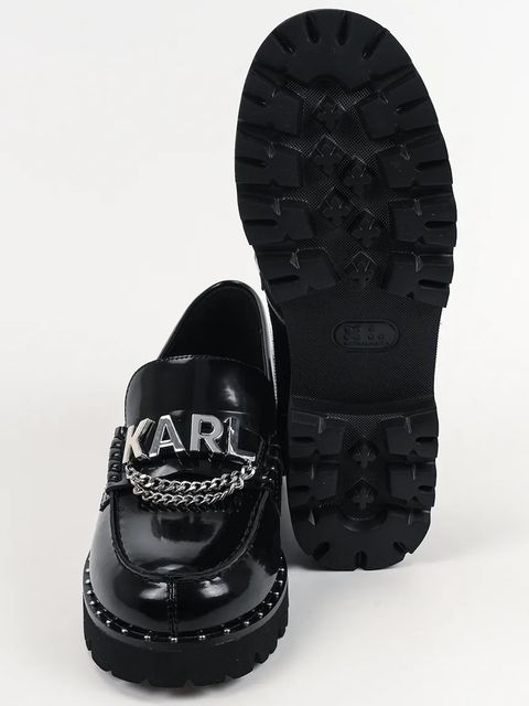 Karl Lagerfeld mokasyny skórzane LOWELL