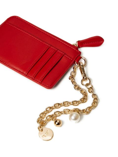 TWINSET chain-strap charm card holder - Red - zdjęcie produktu nr 2