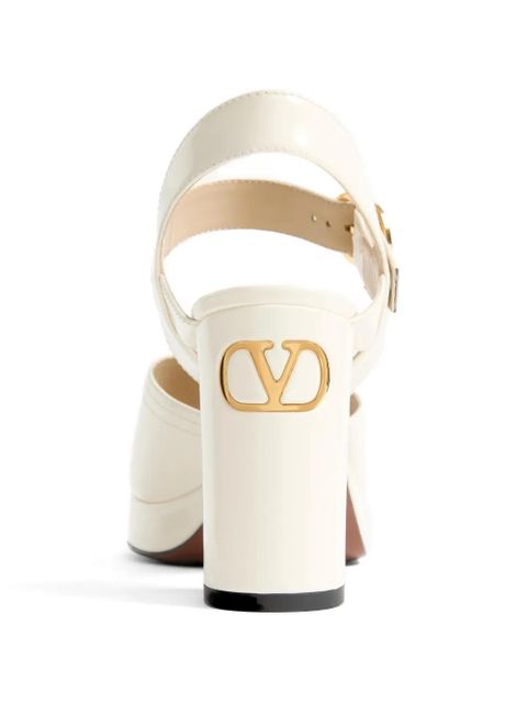 Valentino Garavani Fawcette platform sandals - Neutrals