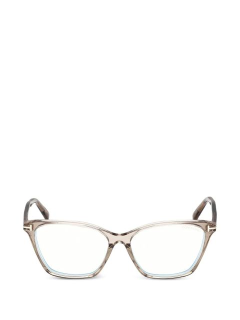 TOM FORD Eyewear cat eye-frame glasses - Neutrals - zdjęcie produktu nr 1