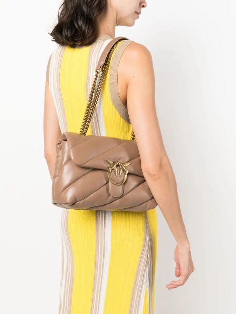 PINKO Love Classic Puff shoulder bag - Brown
