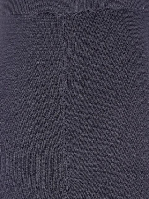 ENTIRE STUDIOS ribbed-knit midi skirt - Black - zdjęcie produktu nr 2