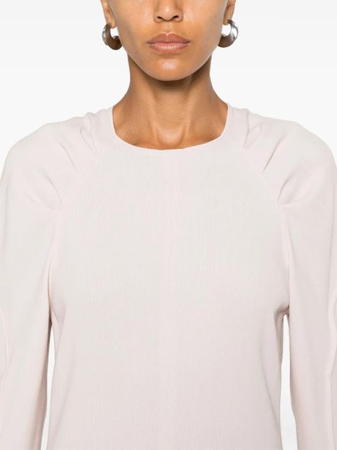 Victoria Beckham crepe midi dress - Pink