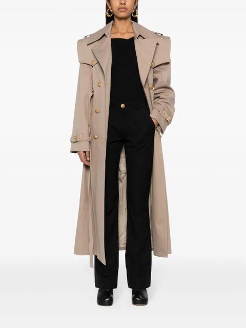 Balmain twill flared trousers - Black - zdjęcie produktu nr 2