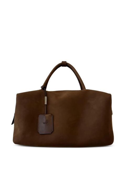 Max Mara small suede top-handle tote bag - Brown - zdjęcie produktu nr 1