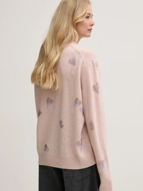 ZADIG&VOLTAIRE sweter kaszmirowy kolor różowy lekki KWSW02772