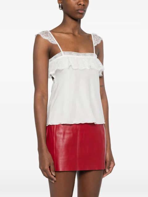 Gimaguas Meredith lace-trim top - White - zdjęcie produktu nr 2