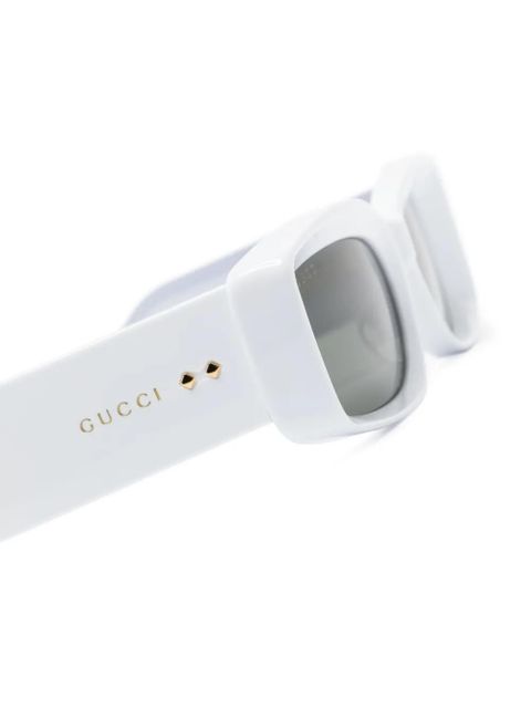 Gucci Eyewear rectangle-frame sunglasses - Blue