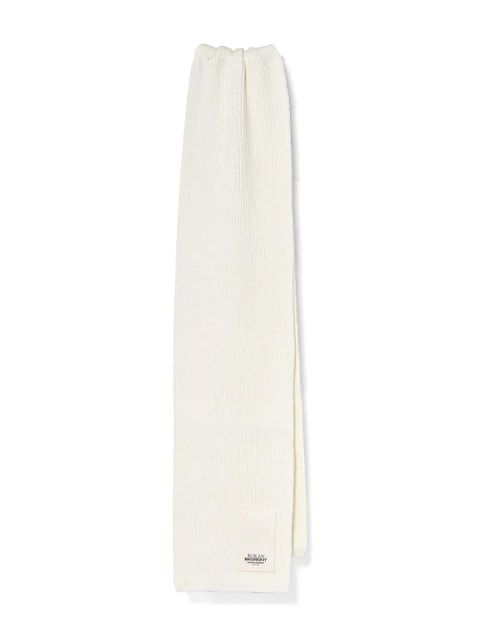 Ruslan Baginskiy logo-patch scarf - White - zdjęcie produktu nr 1