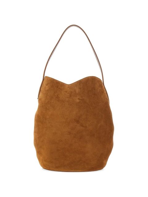 Liffner large buckle-detail shoulder bag - Brown - zdjęcie produktu nr 1