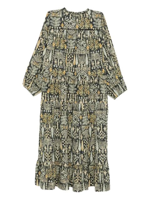 Ba&Sh Pidola print midi dress - Green - zdjęcie produktu nr 2