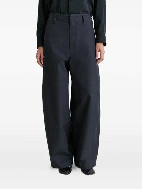 LEMAIRE piped-pocket trousers - Blue
