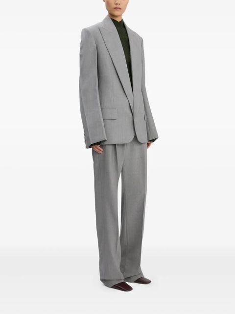Victoria Beckham sculptural-sleeve jacket - Grey