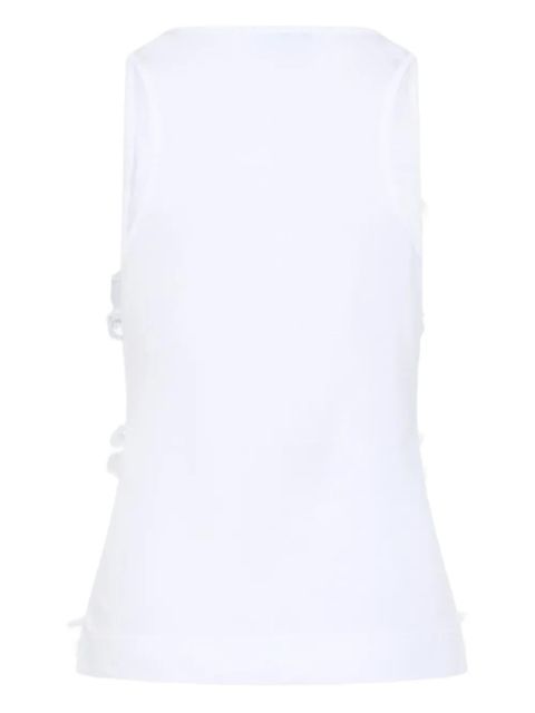 Simone Rocha ruffled top - White - zdjęcie produktu nr 2