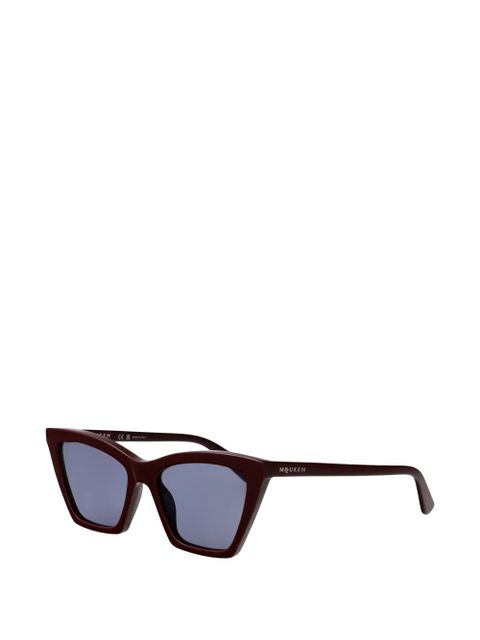 Alexander McQueen cat-eye frame sunglasses - Brown - zdjęcie produktu nr 2