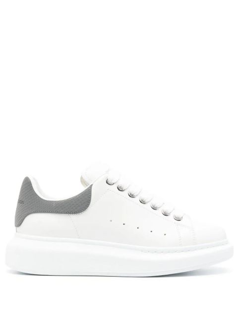 Alexander McQueen Oversized leather sneakers - White - zdjęcie produktu nr 1