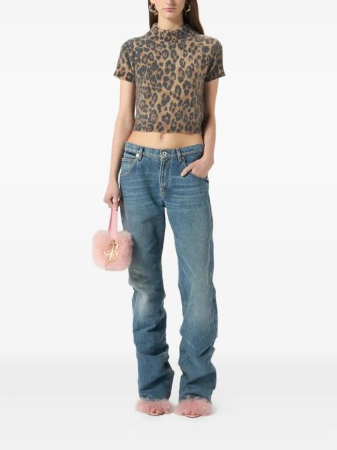 Blumarine logo-print jeans - Blue - zdjęcie produktu nr 2