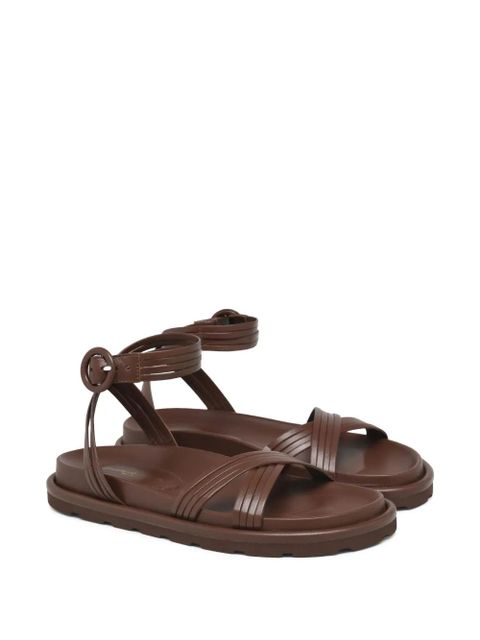 Gianvito Rossi leather sandals - Brown - zdjęcie produktu nr 2