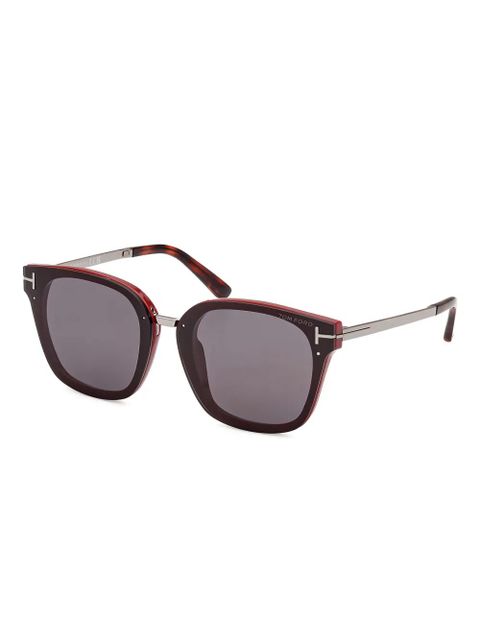 TOM FORD Eyewear square-frame sunglasses - Brown - zdjęcie produktu nr 2