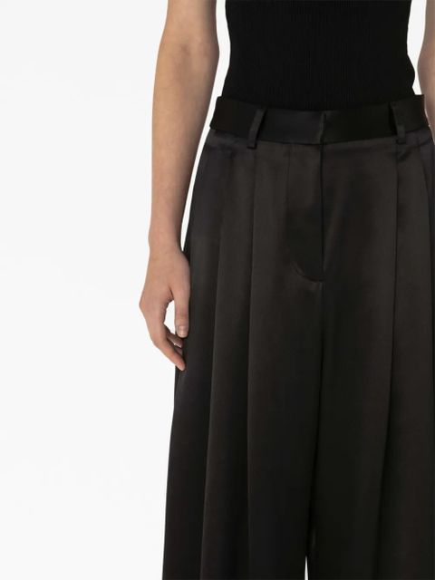 JW Anderson high-rise wide-leg trousers - Black