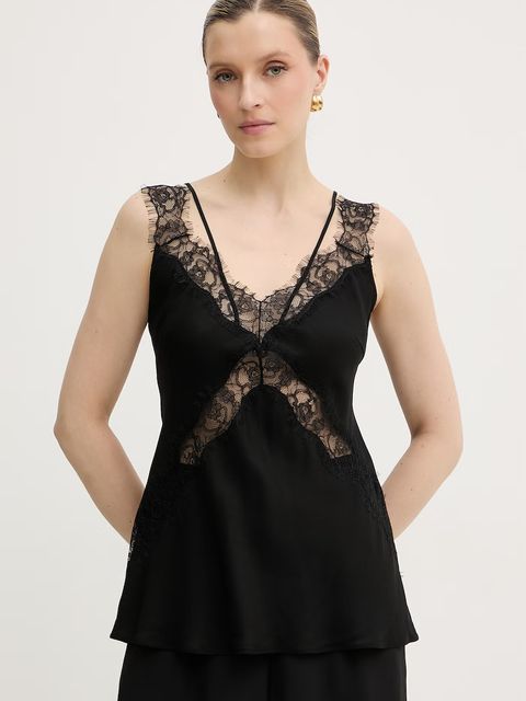 Pinko bluzka na ramiączkach damska z wiskozy - zdjęcie produktu nr 1