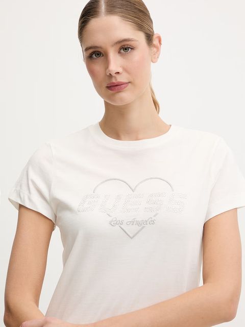 Guess t-shirt bawełniany NARCISO