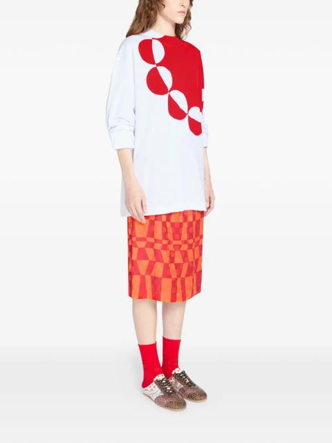 DRIES VAN NOTEN graphic-print T-shirt - White