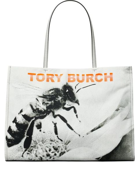 Tory Burch Ella bee motif tote bag - White - zdjęcie produktu nr 1
