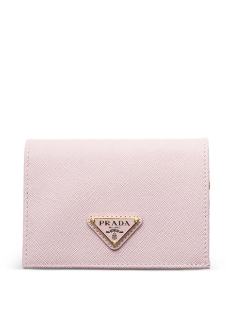 Prada small saffiano leather wallet - Pink - zdjęcie produktu nr 1