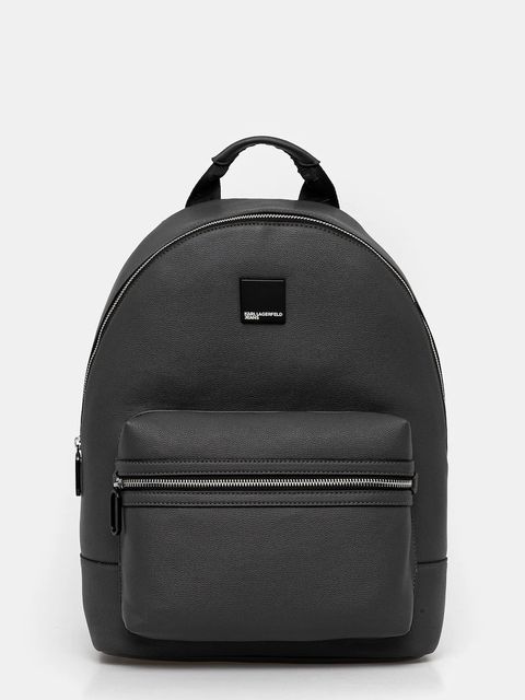 Karl Lagerfeld Jeans plecak kolor szary duży gładki A3M30335 - zdjęcie produktu nr 1