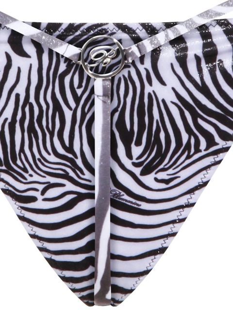 Blumarine animal-print bikini buttom - White