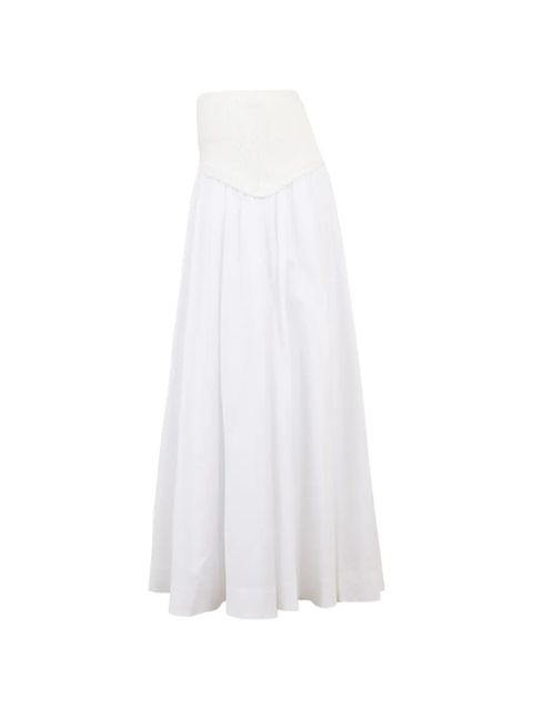 Simkhai Ovie midi skirt - White