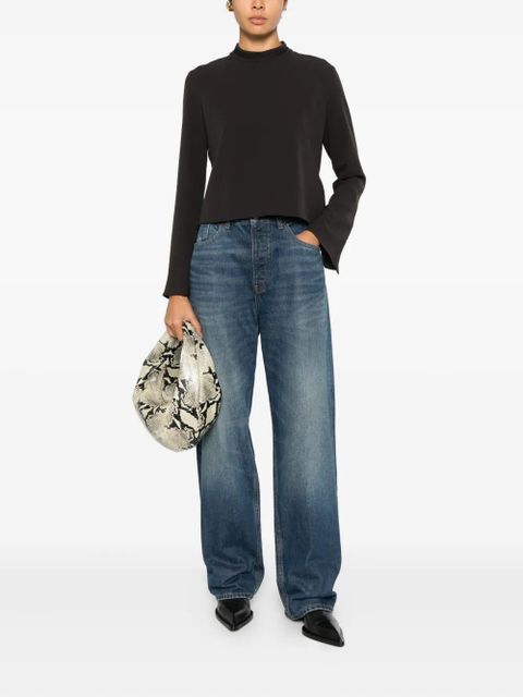 PINKO Bucatini flared-sleeve blouse - Brown - zdjęcie produktu nr 2