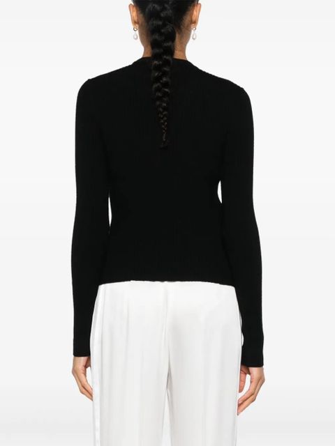 PINKO Love Birds-motif sweater - Black