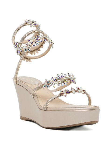 René Caovilla 85mm embellished sandlas - Neutrals - zdjęcie produktu nr 2