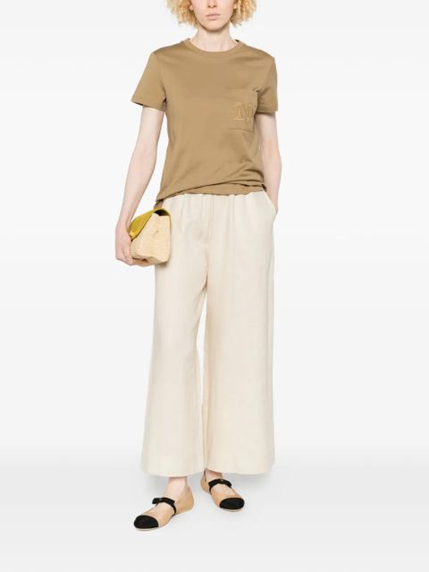 Max Mara logo-detail T-shirt - Brown - zdjęcie produktu nr 2